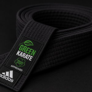 Adidas Black Belt WKF Green Karate